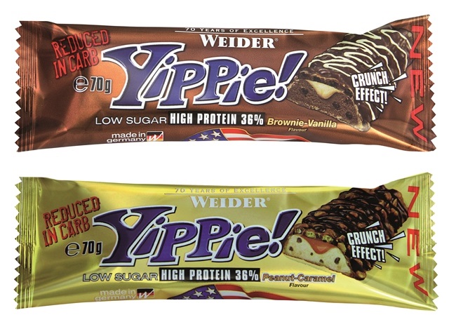 Yippie! Protein Bar text