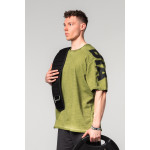 Washed-off oversized tričko LIFTING CLUB 368 - 